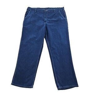 Carhartt Jeans Men's 46x30 Medium Wash Dungaree Fit Carpenter 382-83 EUC Classic
